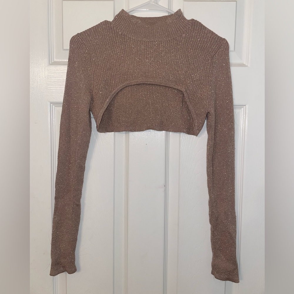 Garage Long Sleeve Mock Neck